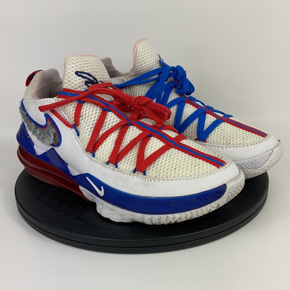 Nike LeBron 17 Low “Tune Squad’ Basketball Shoes CD5007-100 Men’s Size 9.5 - Picture 3 of 13